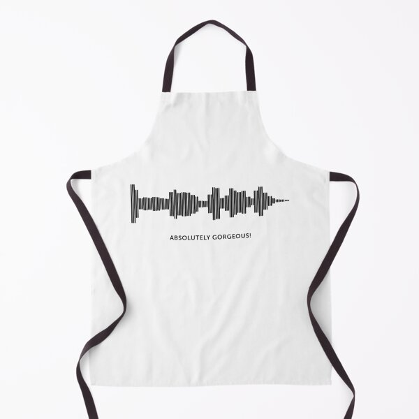 Item preview, Absolutely Gorgeous Sound Wave (Black on White) designed and sold by STUDIO-72.