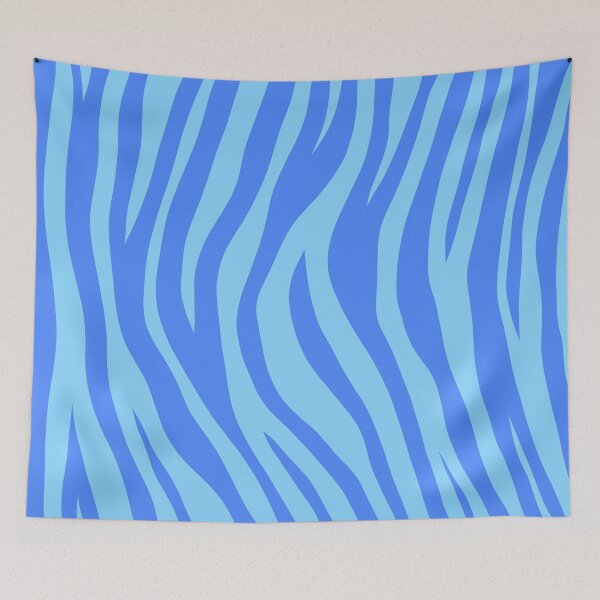 Item preview, Minimalist Zebra Stripes: Blue designed and sold by A.X. Bates.