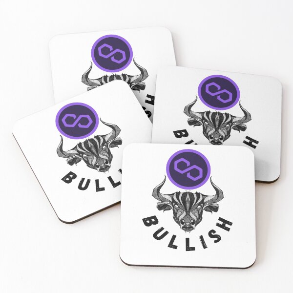 Item preview, Bullish Polygon (MATIC) Crypto Design designed and sold by Funny-Tees4U.