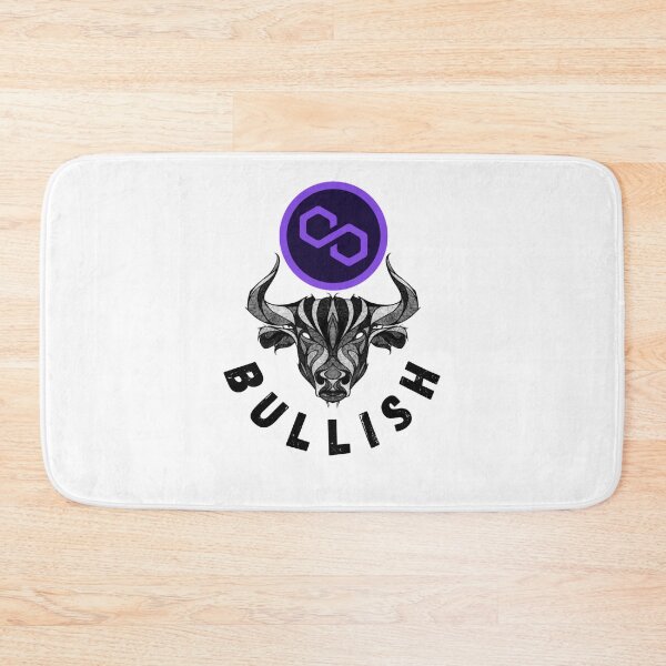 Item preview, Bullish Polygon (MATIC) Crypto Design designed and sold by Funny-Tees4U.