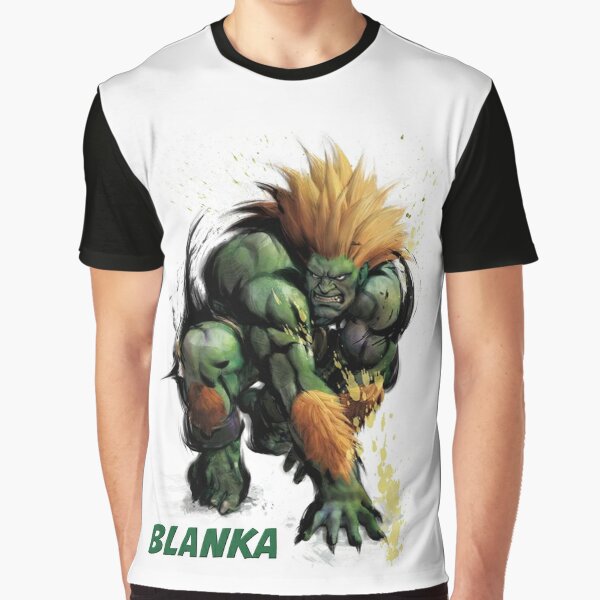 Blanka Musical Fighter Premium Unisex T-shirt vectorized 