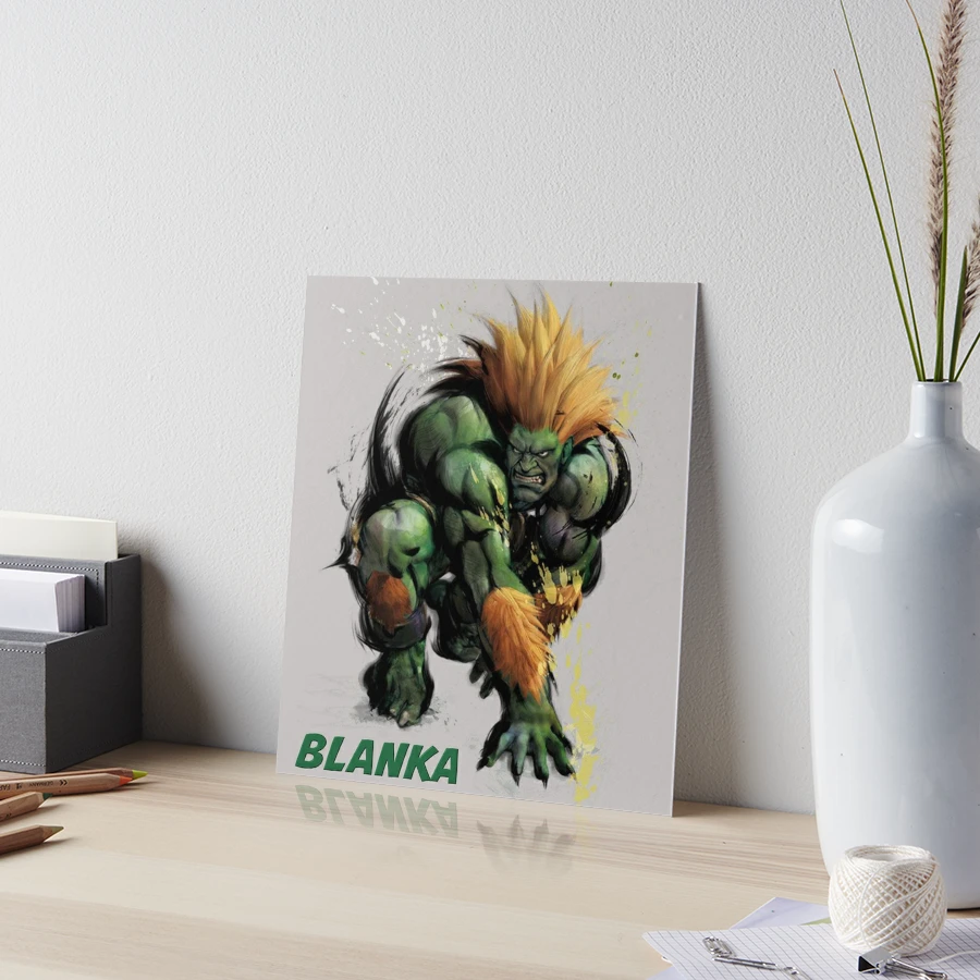 Super Street Fighter 4 Game Blanka Fabric Wall Scroll Poster (21x16) Inches  : : Home & Kitchen