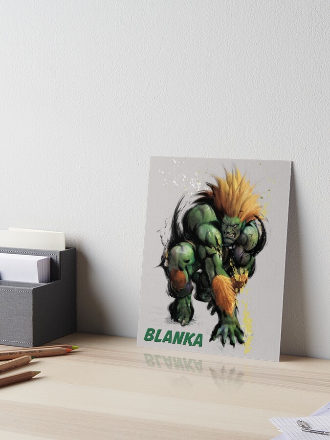 Blanka Musical Fighter Premium Unisex T-shirt vectorized 