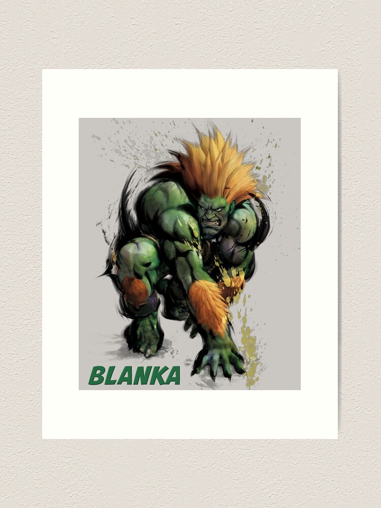 Blanka Street Fighter Design - Original Artwork - Street Fighter