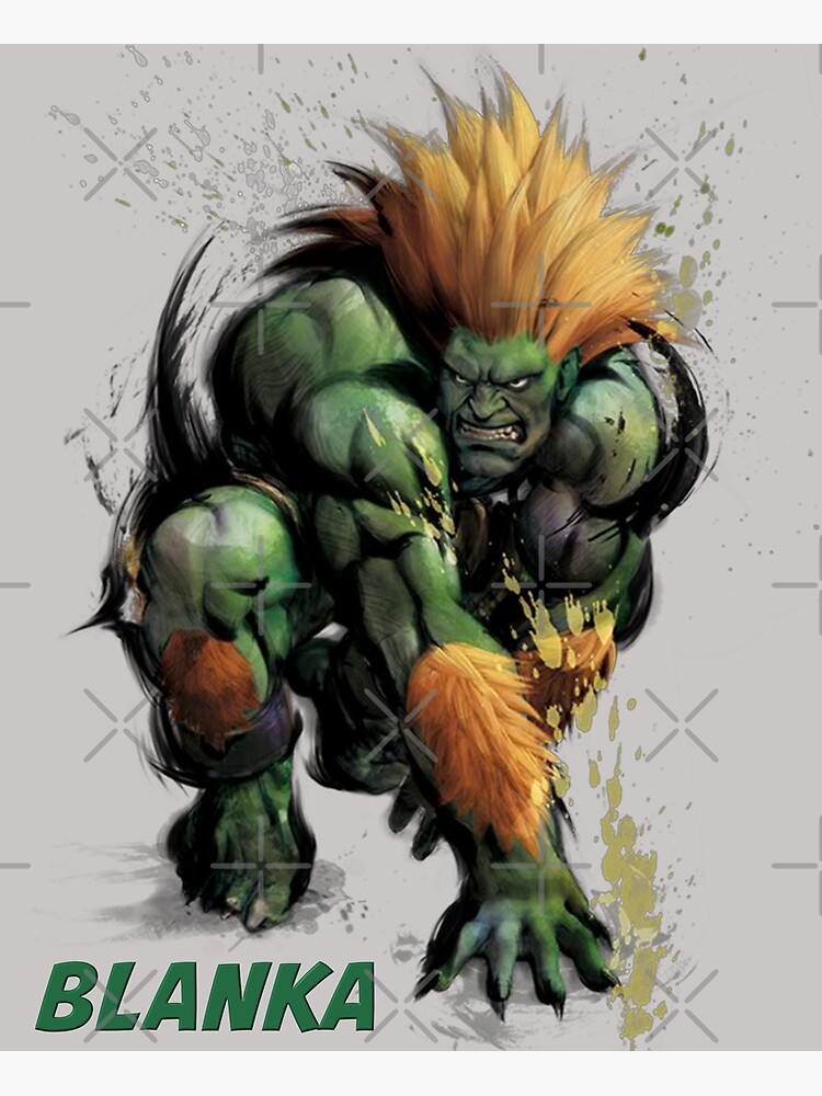 Blanka Street Fighter Design - Original Artwork - Street Fighter