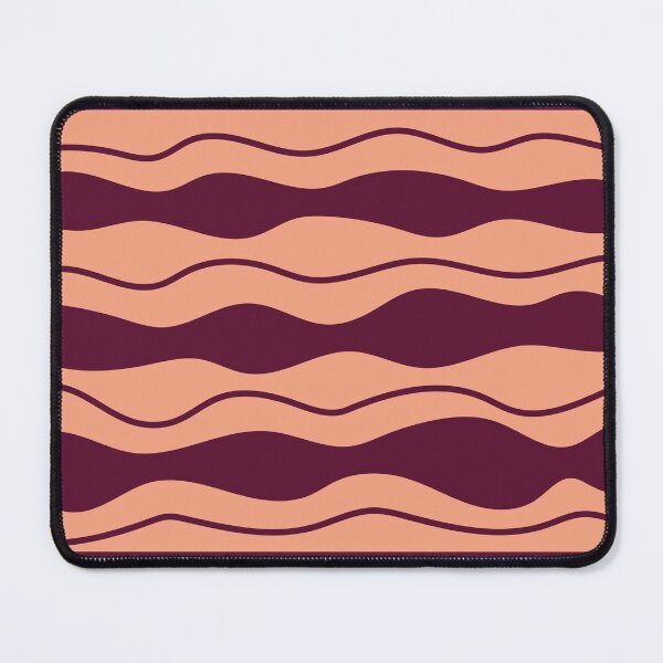 Item preview, mouse pad maroon and peach pattern  designed and sold by DSkoupi.