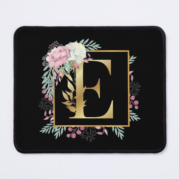 Item preview, Copy of Floral Golden Monogram E designed and sold by Renatas Traideris.