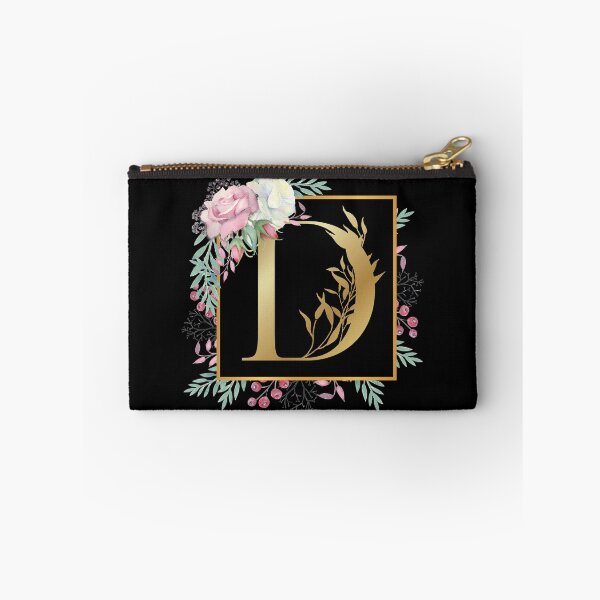 Item preview, Floral Golden Monogram D designed and sold by Renatas Traideris.