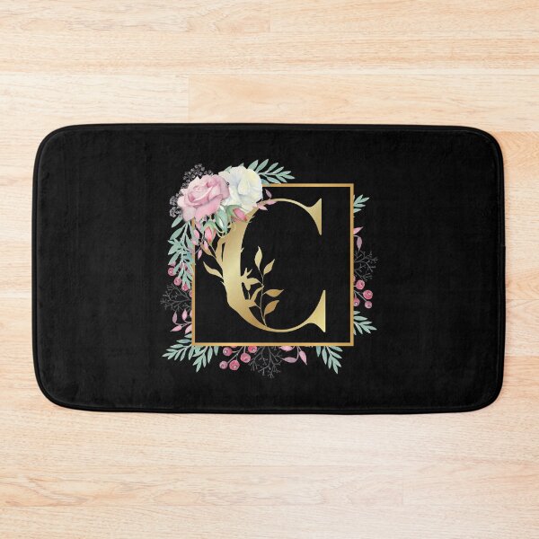Item preview, Floral Golden Monogram C designed and sold by Renatas Traideris.