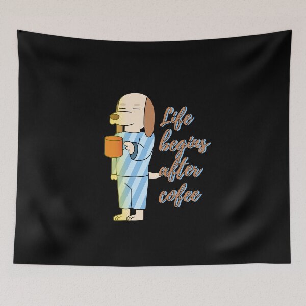 Item preview, Life begins after coffee Design Essential T-Shirt designed and sold by ouaredi.
