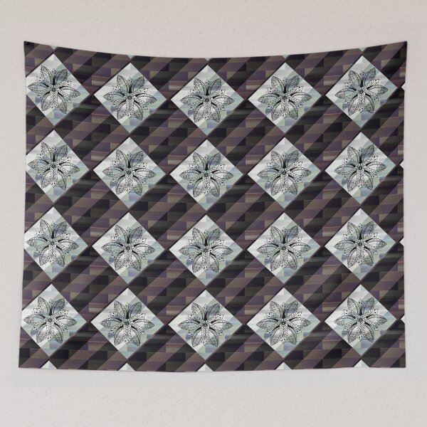Item preview, Zentangle - Black on White Diamond designed and sold by Dana Roper.