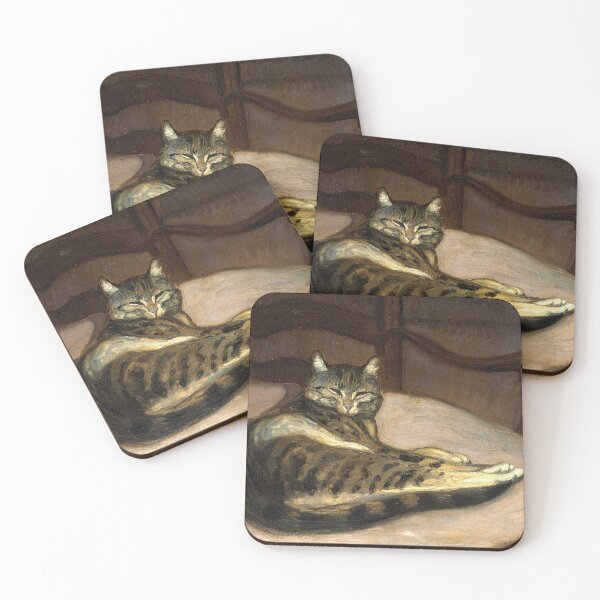 Item preview, Cat on an armchair _Théophile Alexandre Steinlen Painter (1859-1923) designed and sold by HomeGallery.