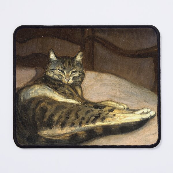 Item preview, Cat on an armchair _Théophile Alexandre Steinlen Painter (1859-1923) designed and sold by HomeGallery.
