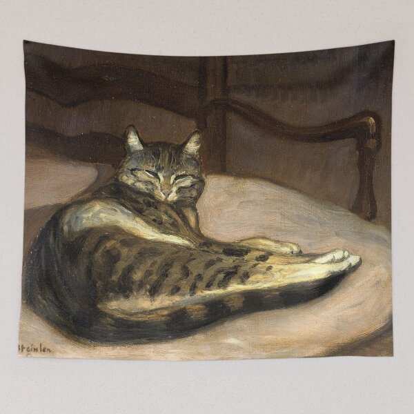Item preview, Cat on an armchair _Théophile Alexandre Steinlen Painter (1859-1923) designed and sold by HomeGallery.
