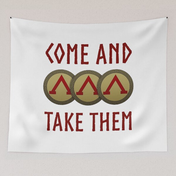 Item preview, Come and Take Them Spartan Phalanx Molon Labe designed and sold by Agema Apparel.