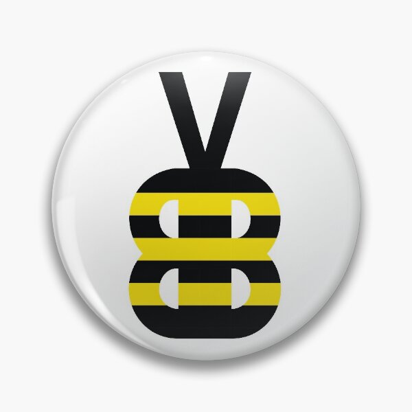 Item preview, Black and yellow bee icon, Duhamel Xolot designed and sold by The Sr Corchea Backroom Art.