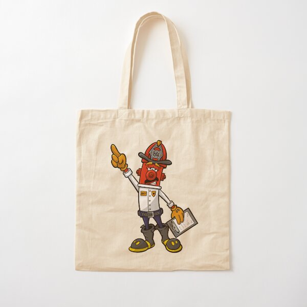 Fire Chief In Command - Hero Hydrants Cotton Tote Bag