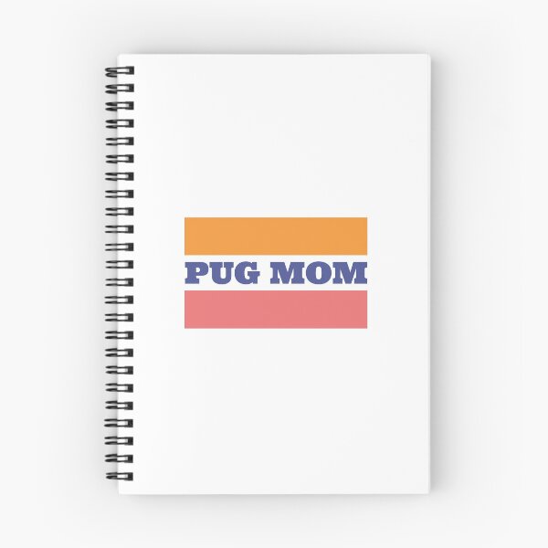 Item preview, Vintage Pug Mom Retro 60s 70s  designed and sold by Guarddogdrive.