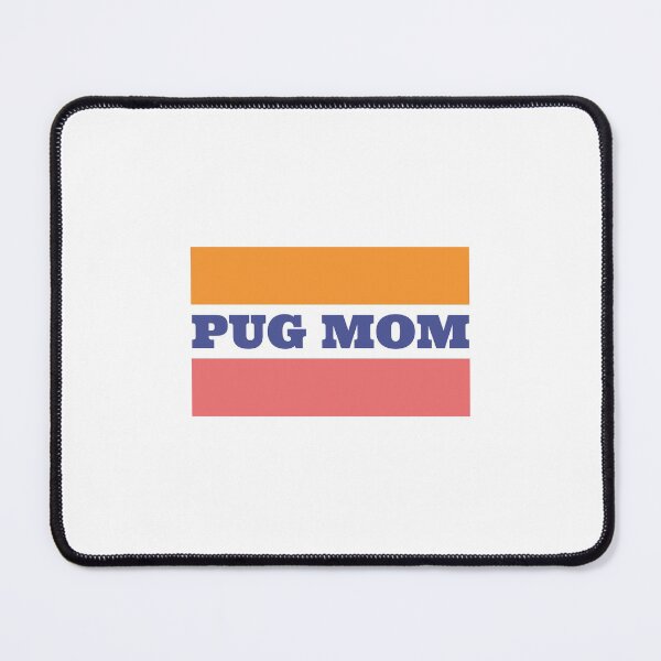 Item preview, Vintage Pug Mom Retro 60s 70s  designed and sold by Guarddogdrive.