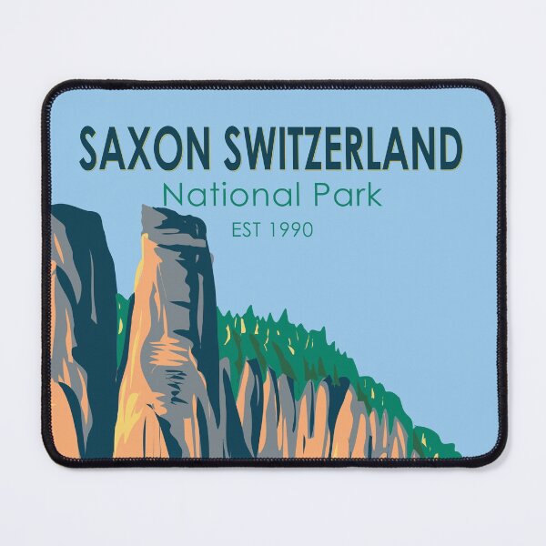 Item preview, Saxon Switzerland National Park Germany Vintage designed and sold by KrisSidDesigns.