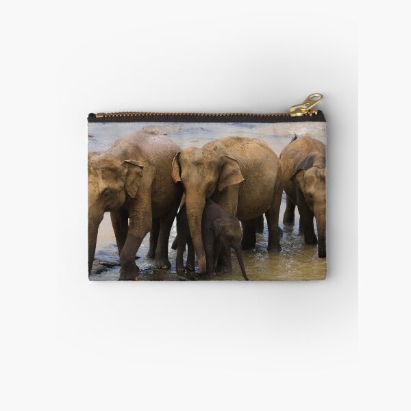 Item preview, Bathing Asian Elephants designed and sold by Neil Bygrave (NATURELENS).
