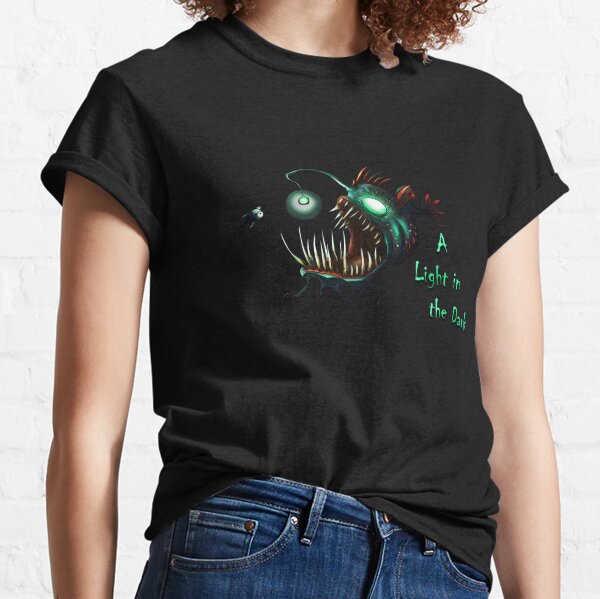 A Light in the Dark Angler Fish  Classic T-Shirt