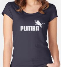 Pumba Logo Women's Fitted Scoop T-Shirt
