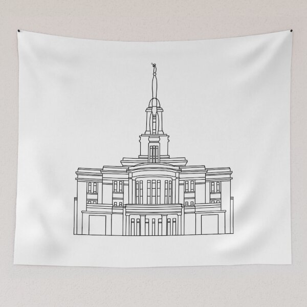 Item preview, Payson lds temple designed and sold by Handdrawnbyzoe.