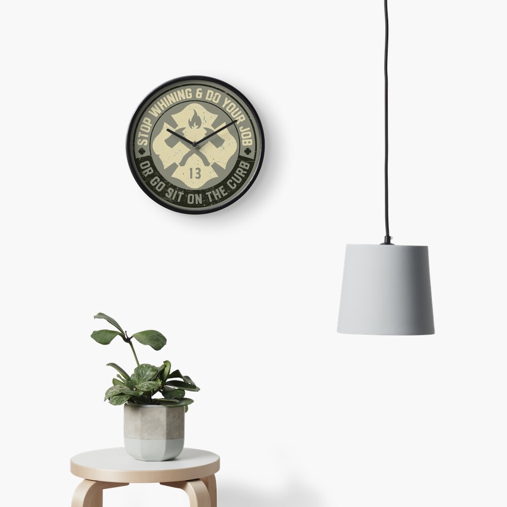 Item preview, Clock designed and sold by FiremanUP.