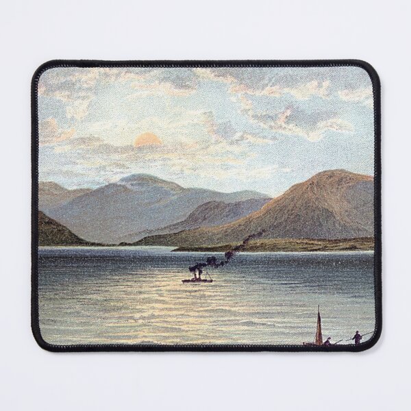 Item preview, Vintage Illustration of The Ardgower Mountains From Ballachulish designed and sold by yourscotland.