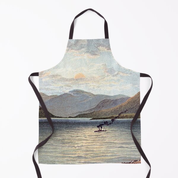 Item preview, Vintage Illustration of The Ardgower Mountains From Ballachulish designed and sold by yourscotland.