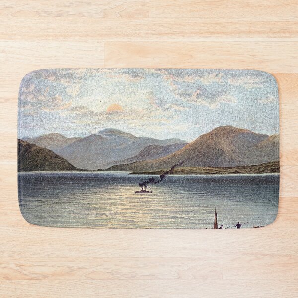 Item preview, Vintage Illustration of The Ardgower Mountains From Ballachulish designed and sold by yourscotland.