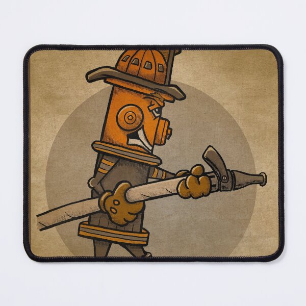 Nozzleman - Hero Hydrants Mouse Pad