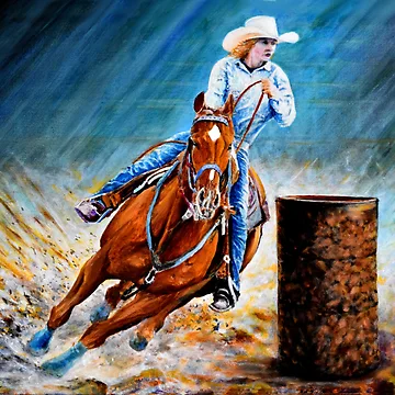 Artwork thumbnail, BARREL RACING by Danicus666
