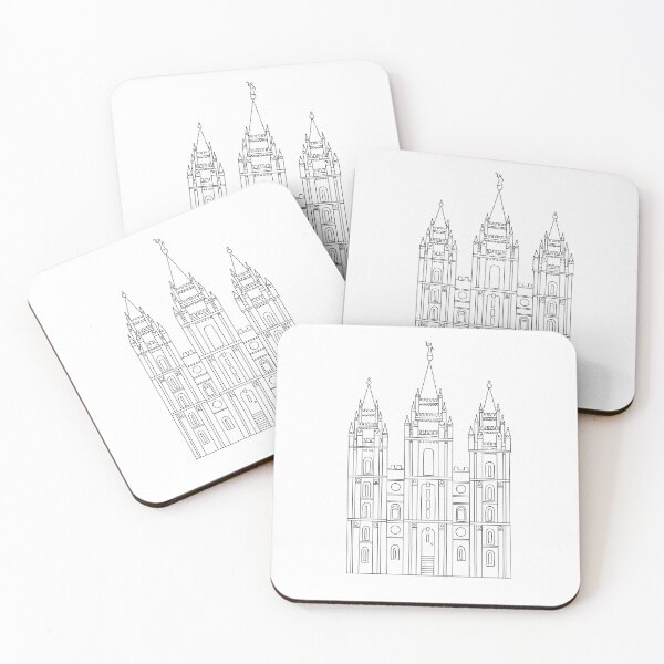 Item preview, Salt lake city lds temple designed and sold by Handdrawnbyzoe.