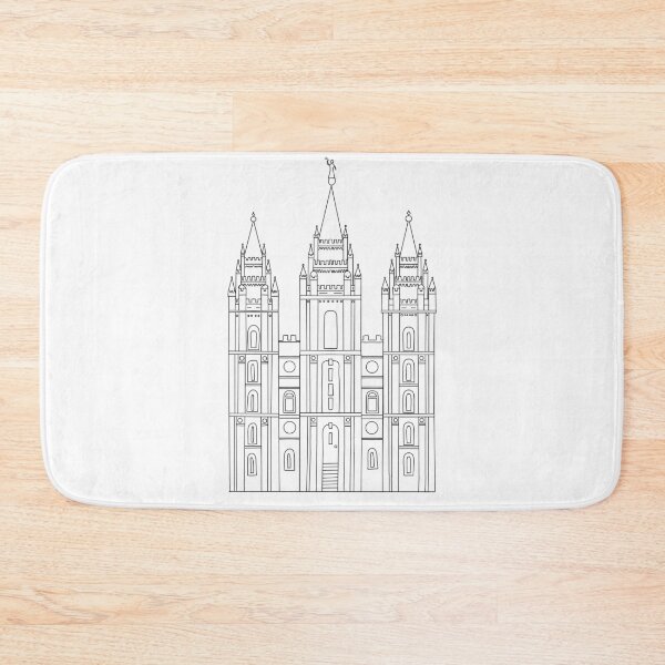 Item preview, Salt lake city lds temple designed and sold by Handdrawnbyzoe.