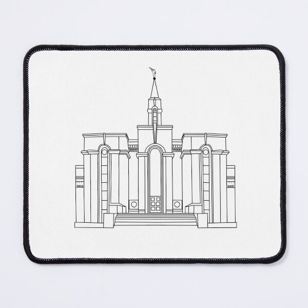 Item preview, Bountiful lds temple designed and sold by Handdrawnbyzoe.