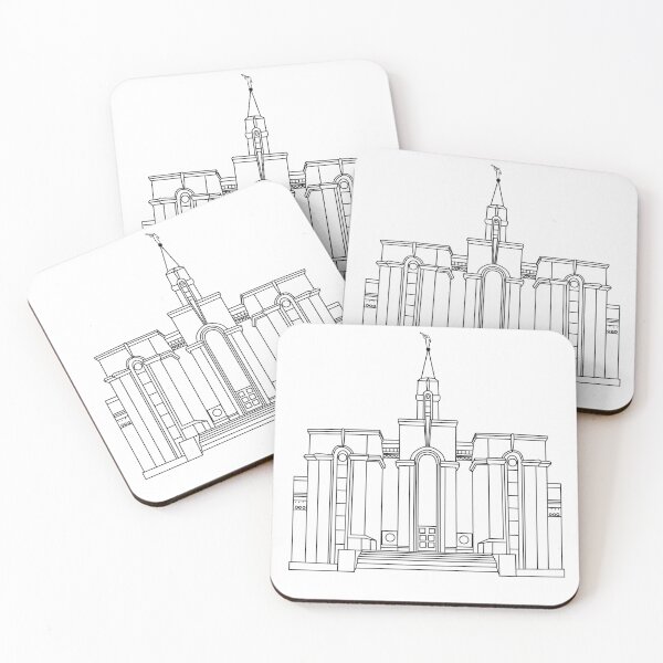 Item preview, Bountiful lds temple designed and sold by Handdrawnbyzoe.