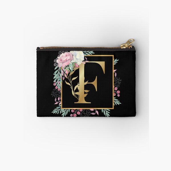 Item preview, Floral Golden Monogram F designed and sold by Renatas Traideris.