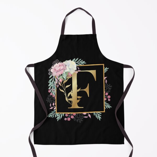 Item preview, Floral Golden Monogram F designed and sold by Renatas Traideris.