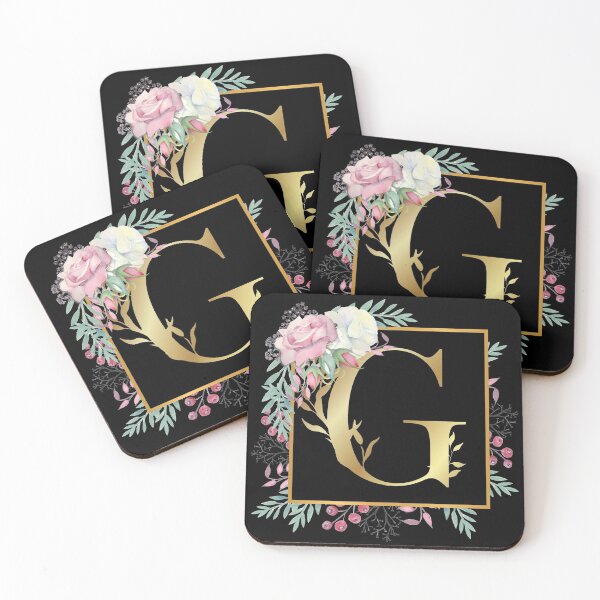 Item preview, Floral Golden Monogram G designed and sold by Renatas Traideris.
