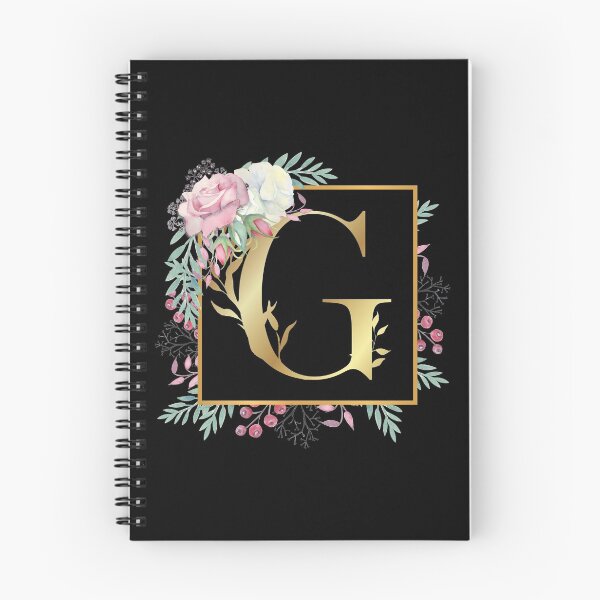 Item preview, Floral Golden Monogram G designed and sold by Renatas Traideris.