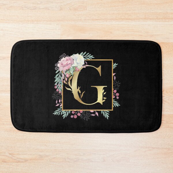 Item preview, Floral Golden Monogram G designed and sold by Renatas Traideris.