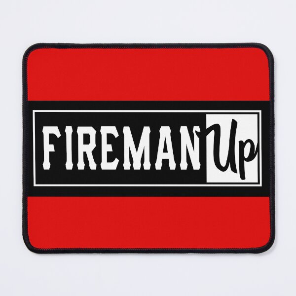 Item preview, Fireman Up Square Logo designed and sold by FiremanUP.