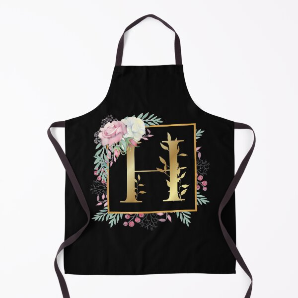 Item preview, Floral Golden Monogram H designed and sold by Renatas Traideris.