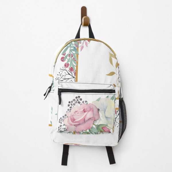 Item preview, Floral Golden Monogram I designed and sold by Renatas Traideris.