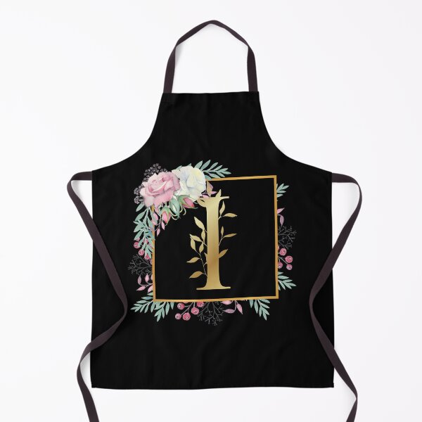 Item preview, Floral Golden Monogram I designed and sold by Renatas Traideris.