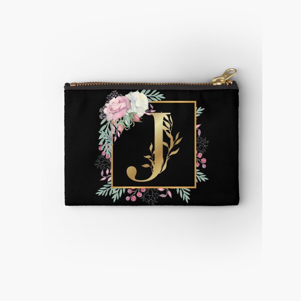 Item preview, Floral Golden Monogram J designed and sold by Renatas Traideris.