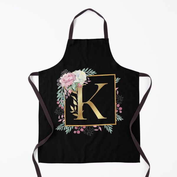 Item preview, Floral Golden Monogram K designed and sold by Renatas Traideris.