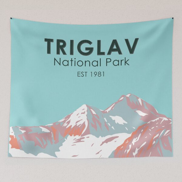 Item preview, Triglav National Park Mount Triglav Slovenia Vintage designed and sold by KrisSidDesigns.
